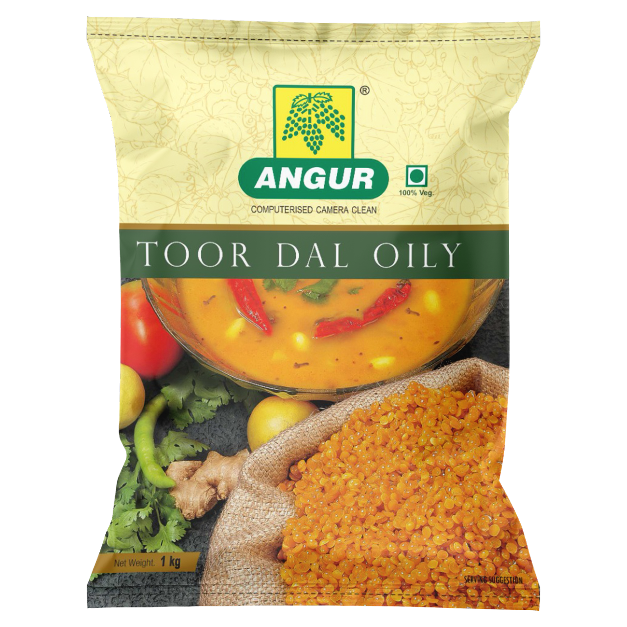 Angur Oily Split Pigeon Pea (Arhar Dal / Tuver Dal)