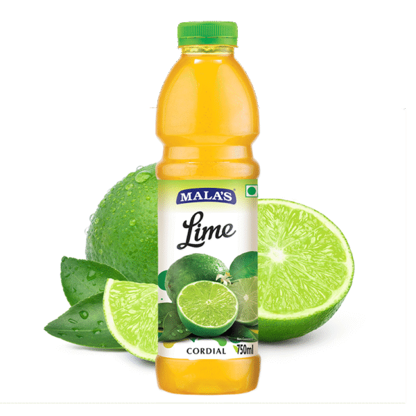Mala's Lime Cordial (Lemon Squash) Wholesale Supplier Jalaram Food Products