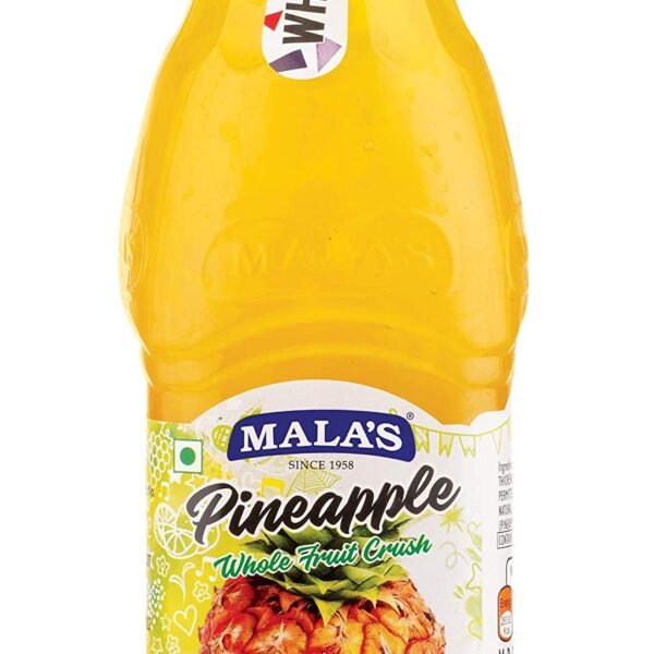 Mala's Pineapple Crush (Ananas) Wholesale Supplier Jalaram Food Products