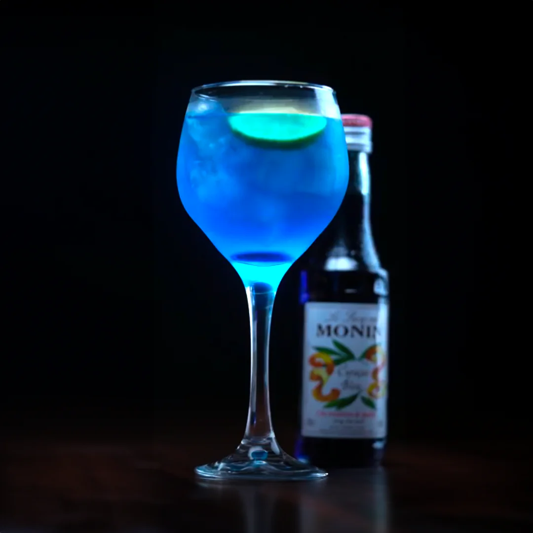 MONIN Blue Curraco Syrup - Image 6