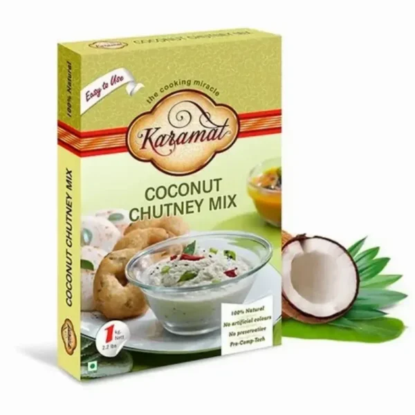 Karamat Coconut Chutney 1kg Pouch (Instant Nariyal Mix) Wholesale Distributor Jalaram Food Products