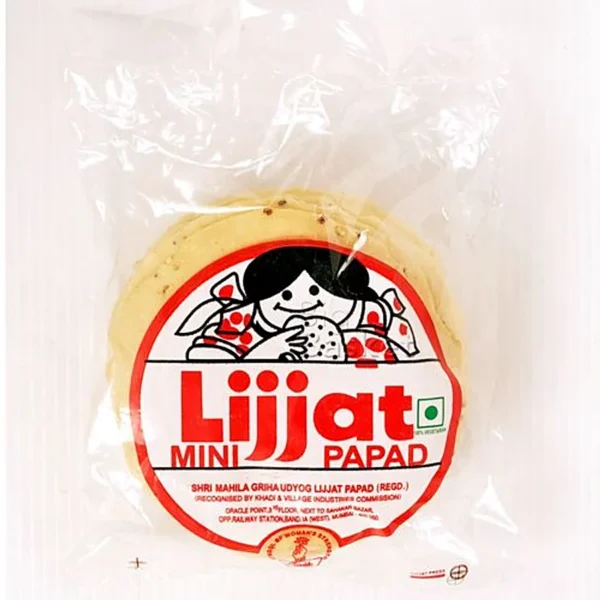 Lijjat Small  Papad (Chhote Papad / Puri Papad)