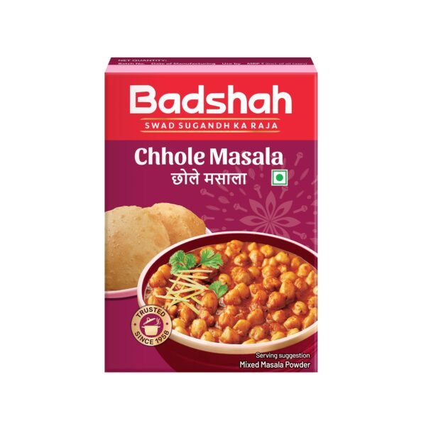 Badshah Chhole Masala Packet (100g/500g) Wholesale Distributor Jalaram Food Products