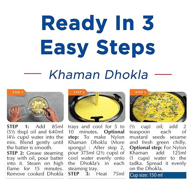 GITS Khaman Dhokla Mix 1 KG - Image 3