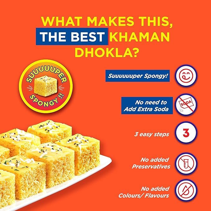 GITS Khaman Dhokla Mix 1 KG - Image 5