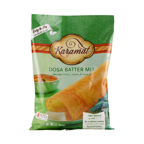 Karamat Dosa Batter Mix 1kg Commercial Pack - Wholesale Supply by Jalaram Food Products Ahmedabad