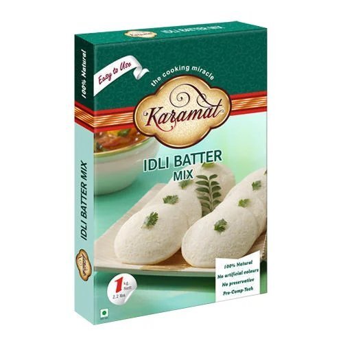 "Karamat Idli Batter Mix 1kg Pack - Wholesale Supply by Jalaram Food Products Ahmedabad for Hotels and Restaurants"