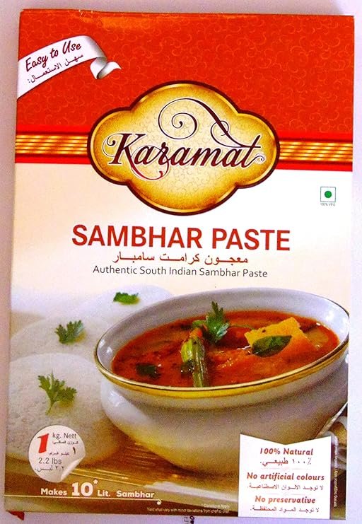 Karamat Sambhar Paste 1kg Pouch (Instant Horeca Concentrate) Wholesale Distributor Jalaram Food Products